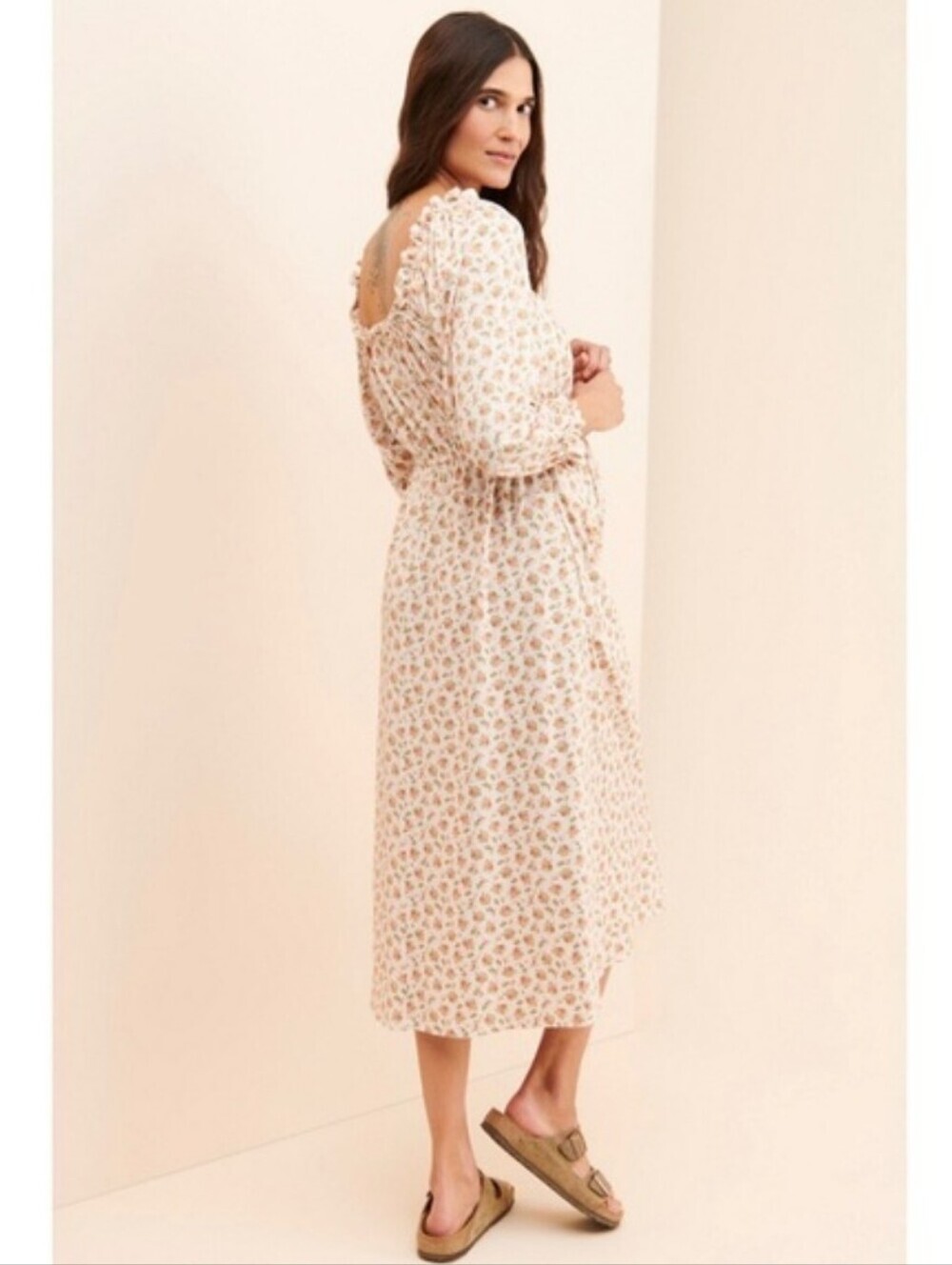 Hutch X Maxey Greene Dress Floral Maxi NWT